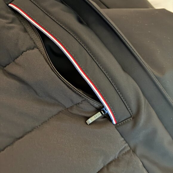 Fusalp Black Quilted Faux Fur Hooded Jacket NWT Size: FR 42 Style Anne - Picture 15 of 16